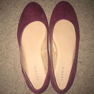 Wine colored flats